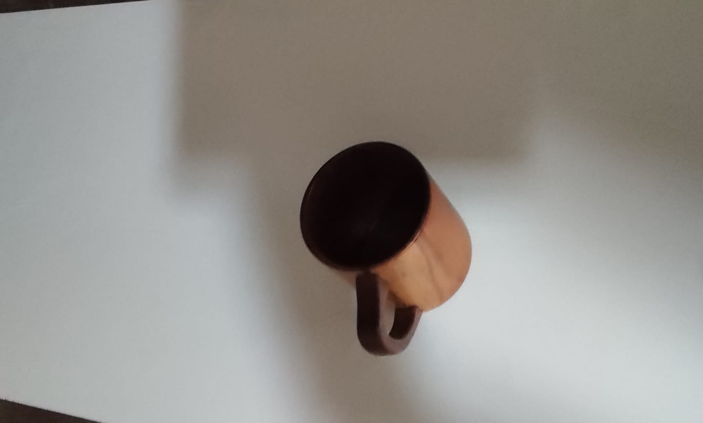 Customer photo review of Teak Wood Coffee Mug (Pack of 1)
