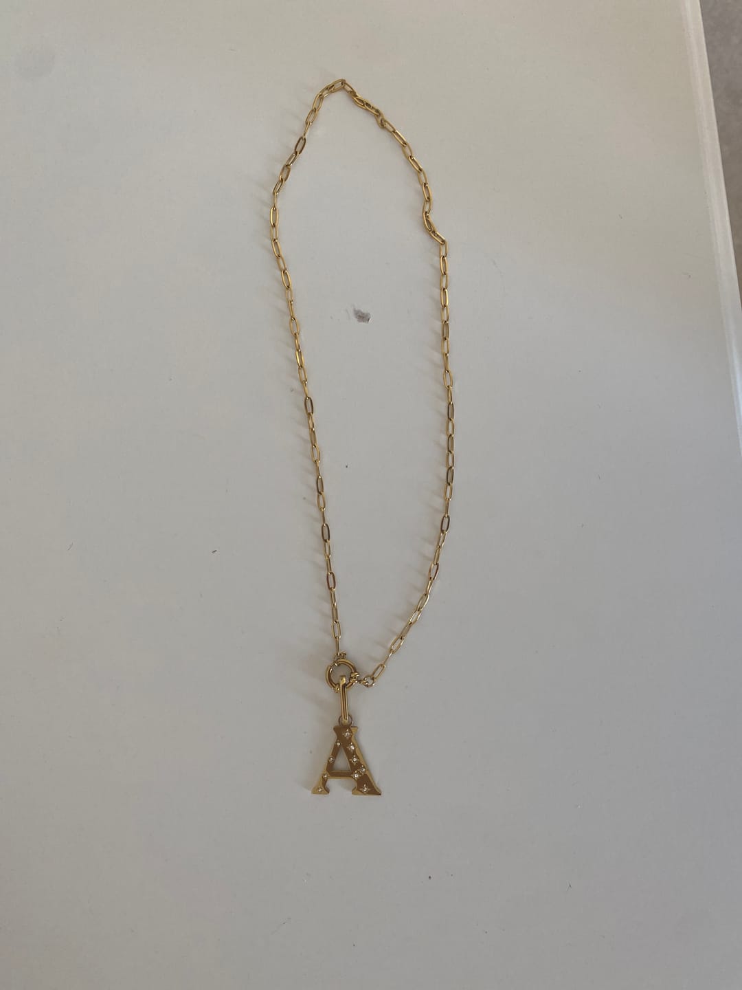 Customer photo review of Eleanor Gold Chain Necklace 52cm