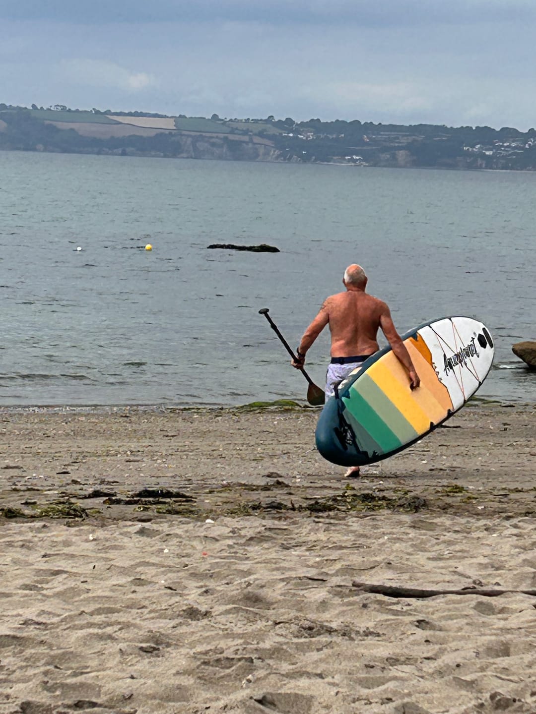 Customer photo review of Aquaplanet Max Plus 11'8" Inflatable Paddle Board Package - Beach