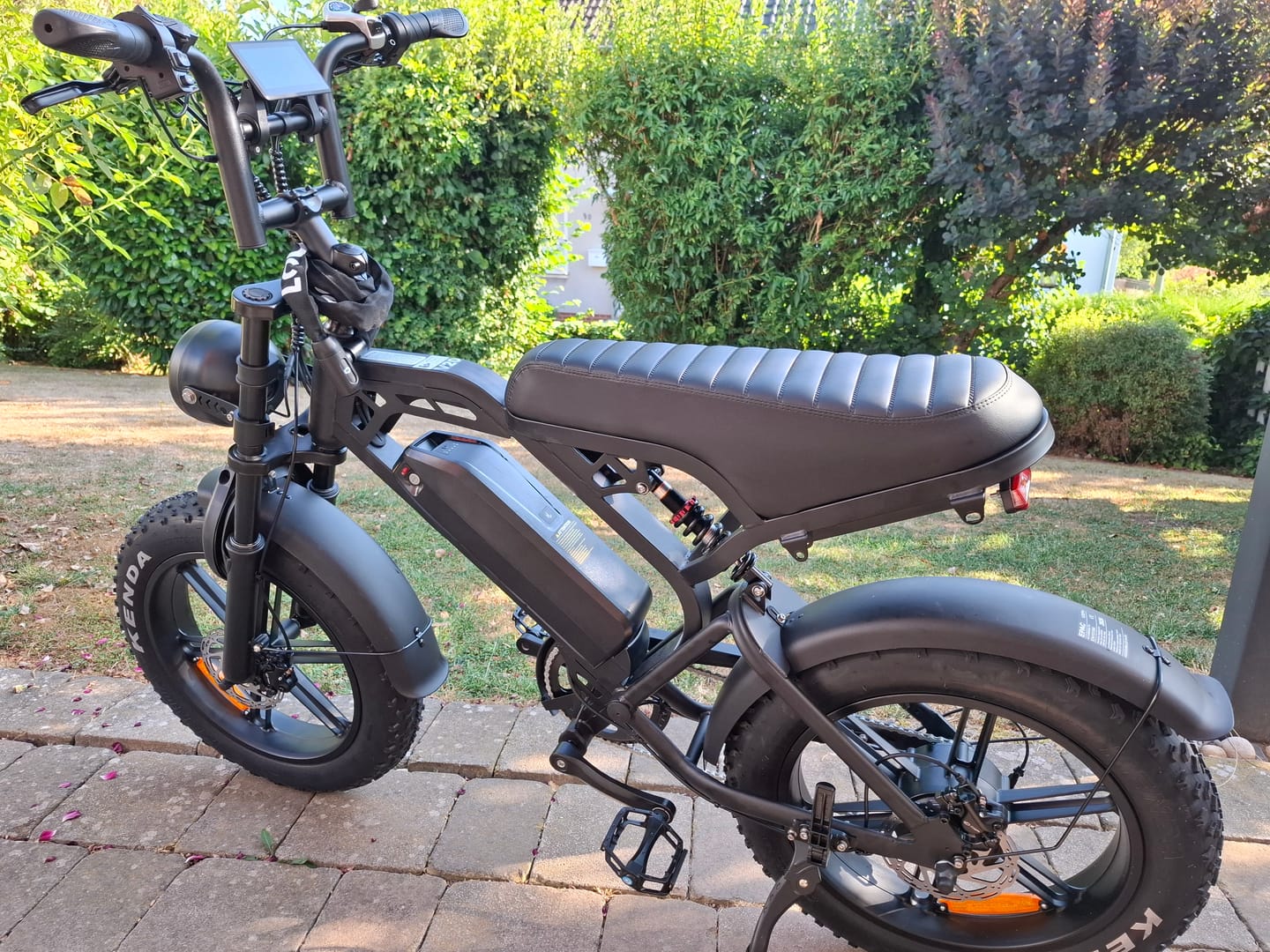 Customer photo review of QMWHEEL V20 Pro - Zwart (incl. achterzitje, voorrekje & alarm)