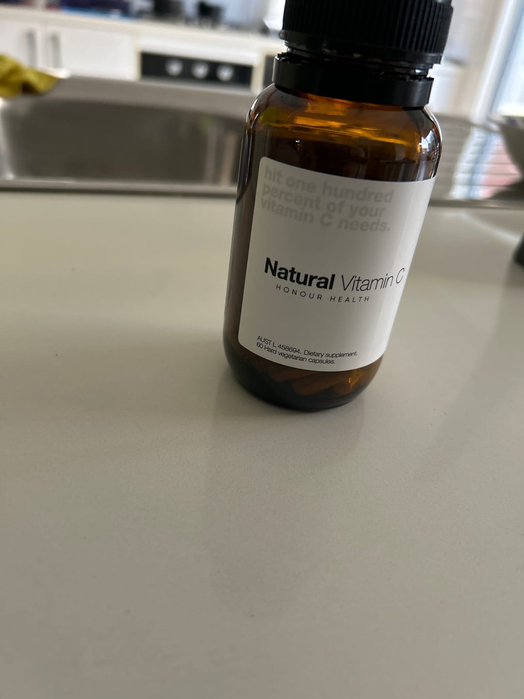 Customer photo review of Natural Vitamin C - 60 Capsules