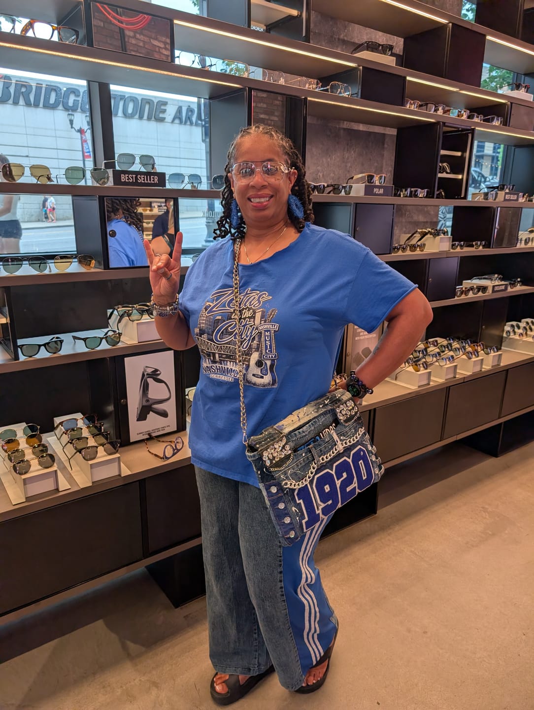 Customer photo review of Blue Spice Gyrl Jeans - Limited Edition