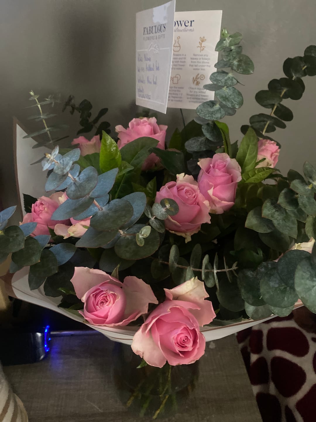 Customer photo review of Blush Harmony Rose Flower Bouquet