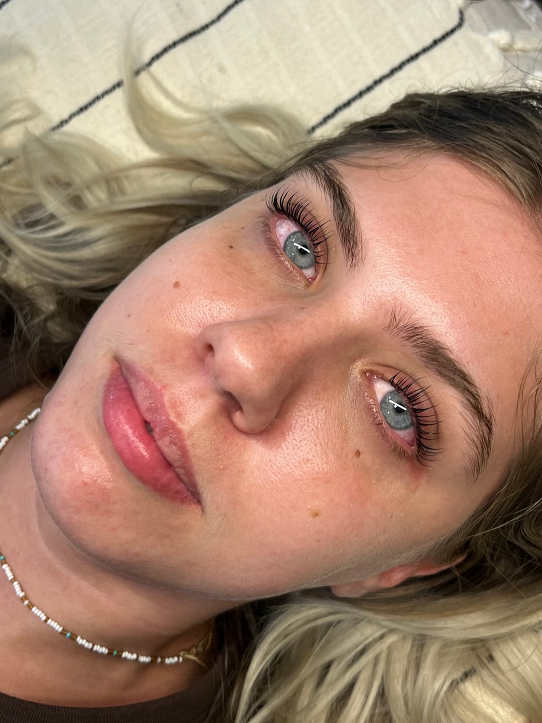 Customer photo review of Pure Care Lash & Brow Lift Pack