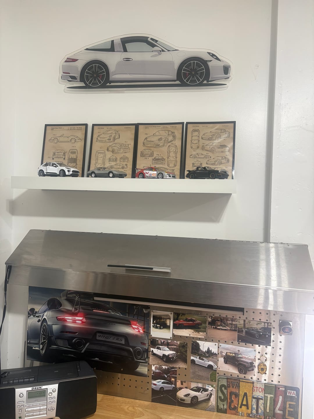 Customer photo review of Your Custom Car Acrylic Print Service