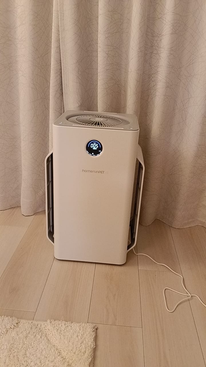 Customer photo review of homerunPET 空気清浄機Airbo