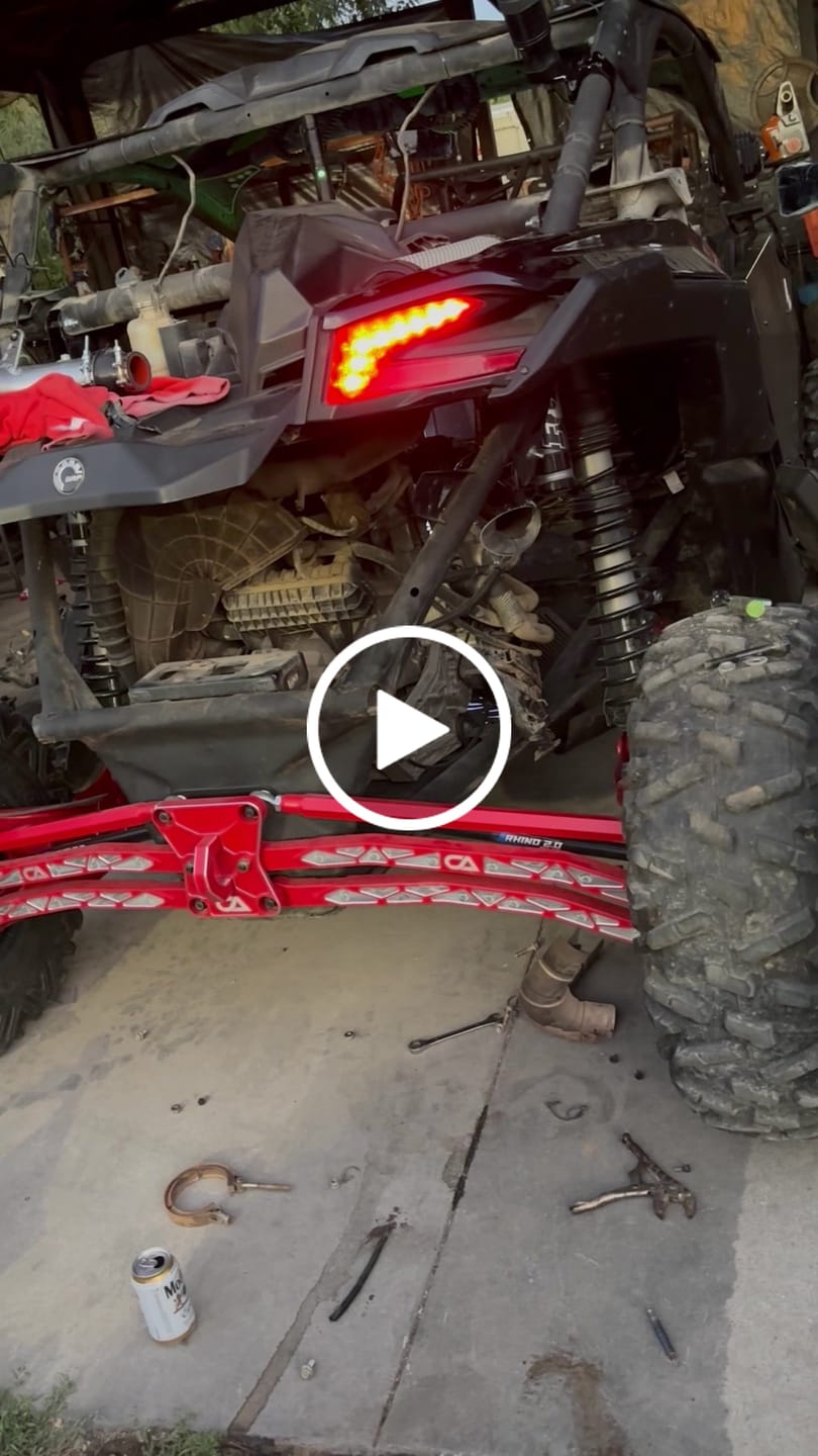Customer video review of RPM Can-Am X3 Turbo Back 3" Full Race / Drag Pipe
