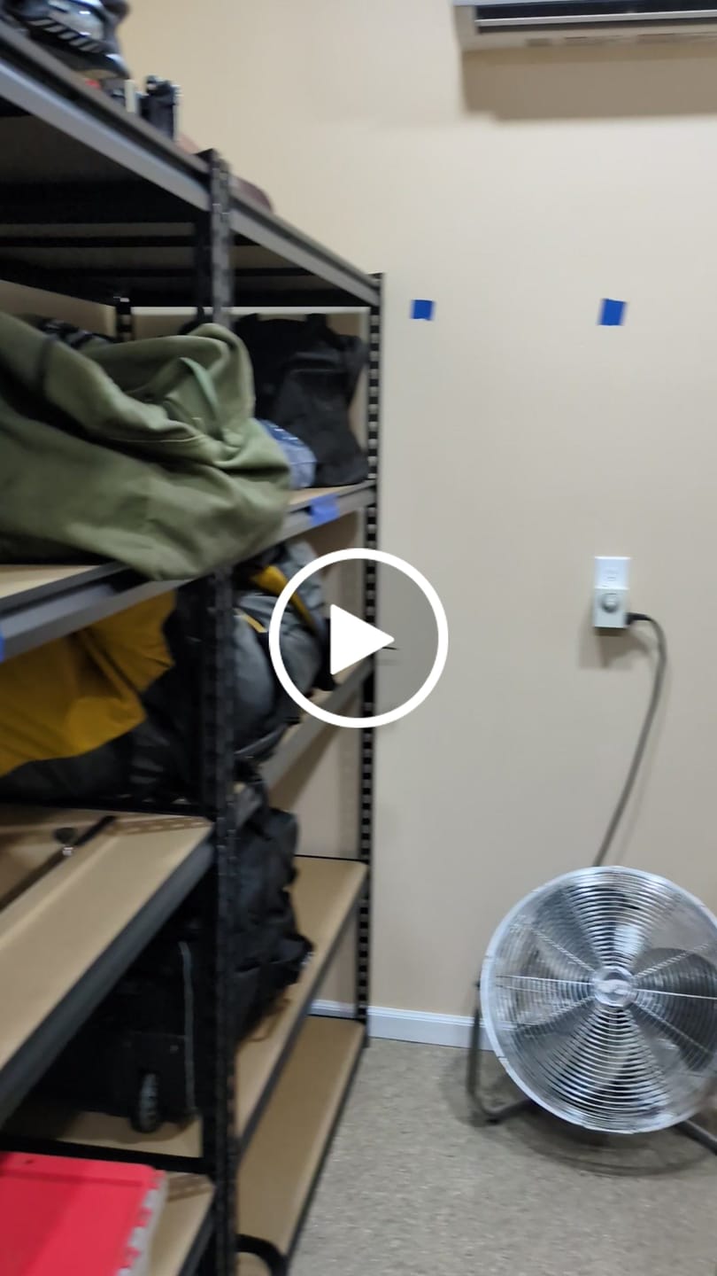 Customer video review of Reibii 48.2" W x 24" D Heavy Duty Garage Shelving Units Load 3000LBS, Adjustable Steel Shelves for Garage Basement Warehouse