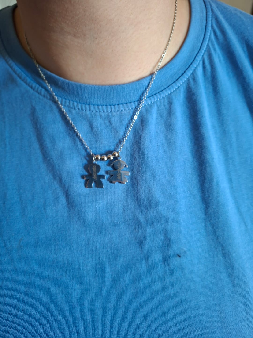 Customer photo review of Collana con bambini - I Miei Tesori