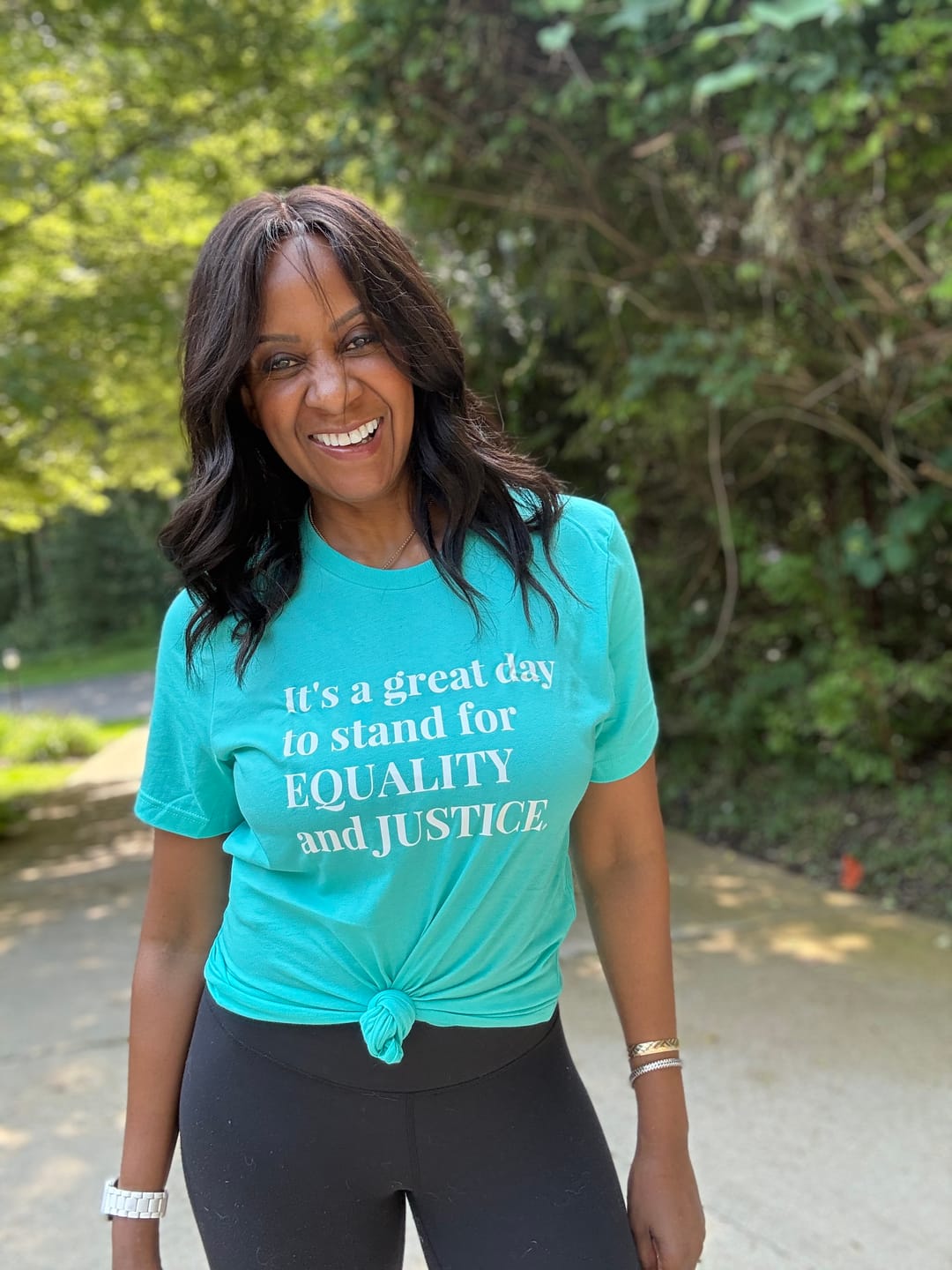 Customer photo review of Justice Unisex T-shirt