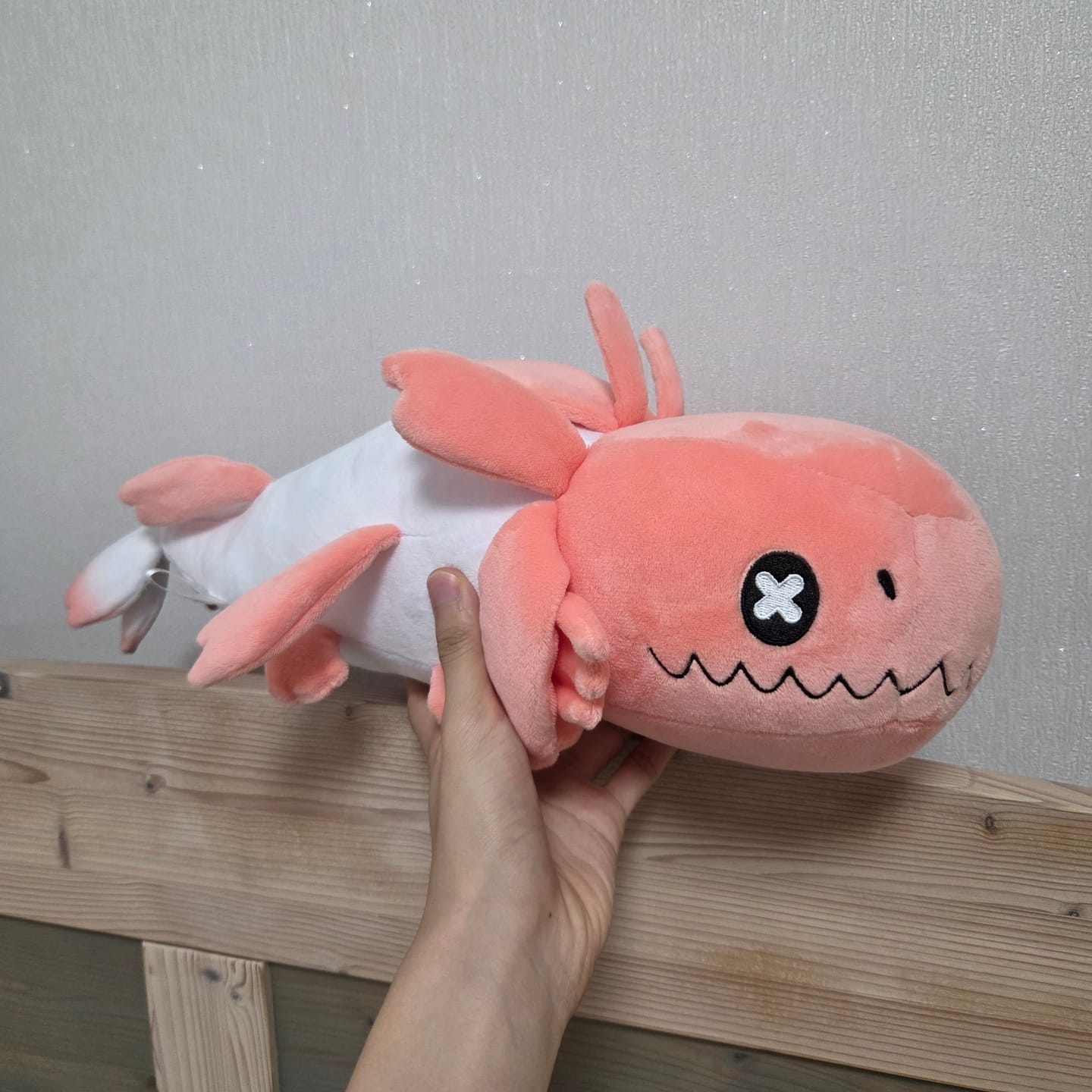 Customer photo review of Rain World - Strawberry Lizard Plush