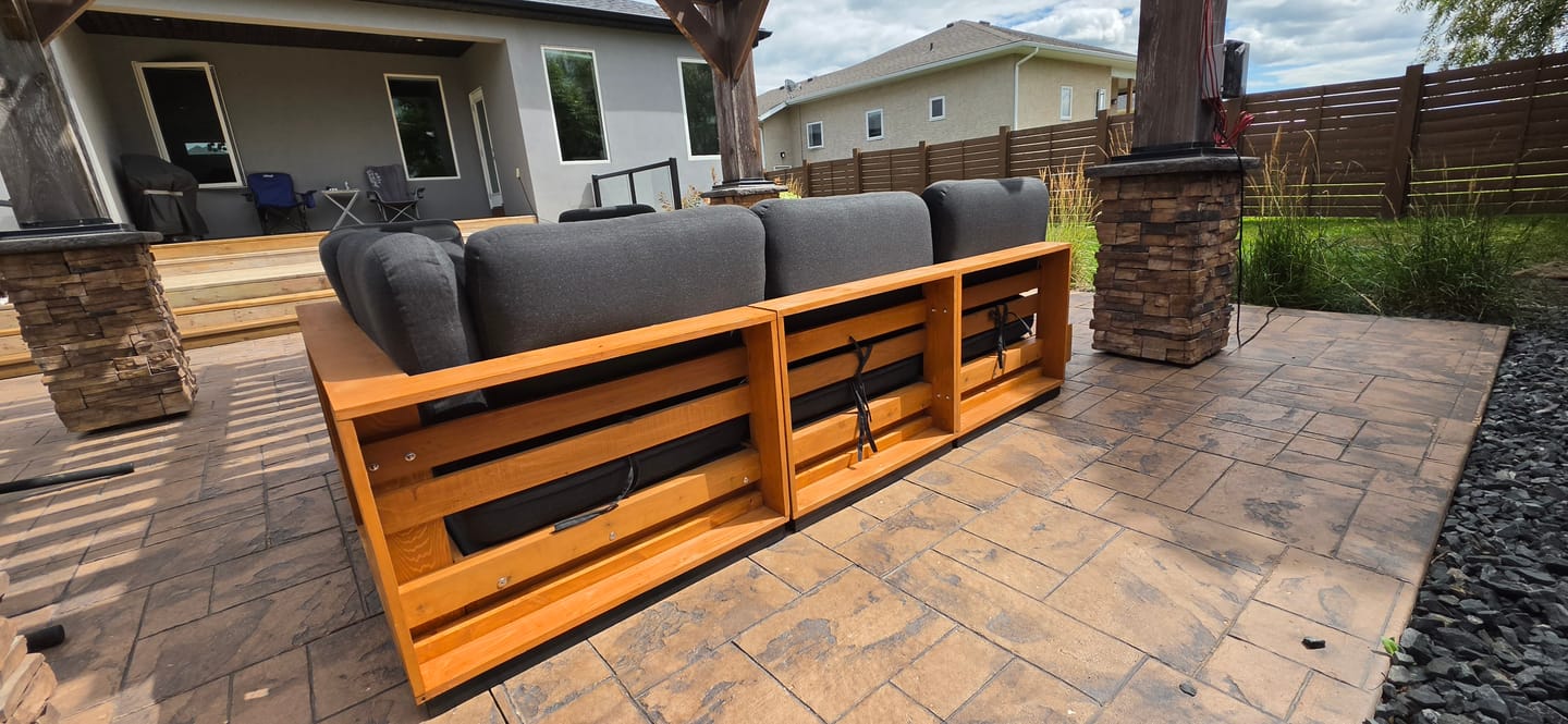 Customer photo review of Elite Comfort Sectional