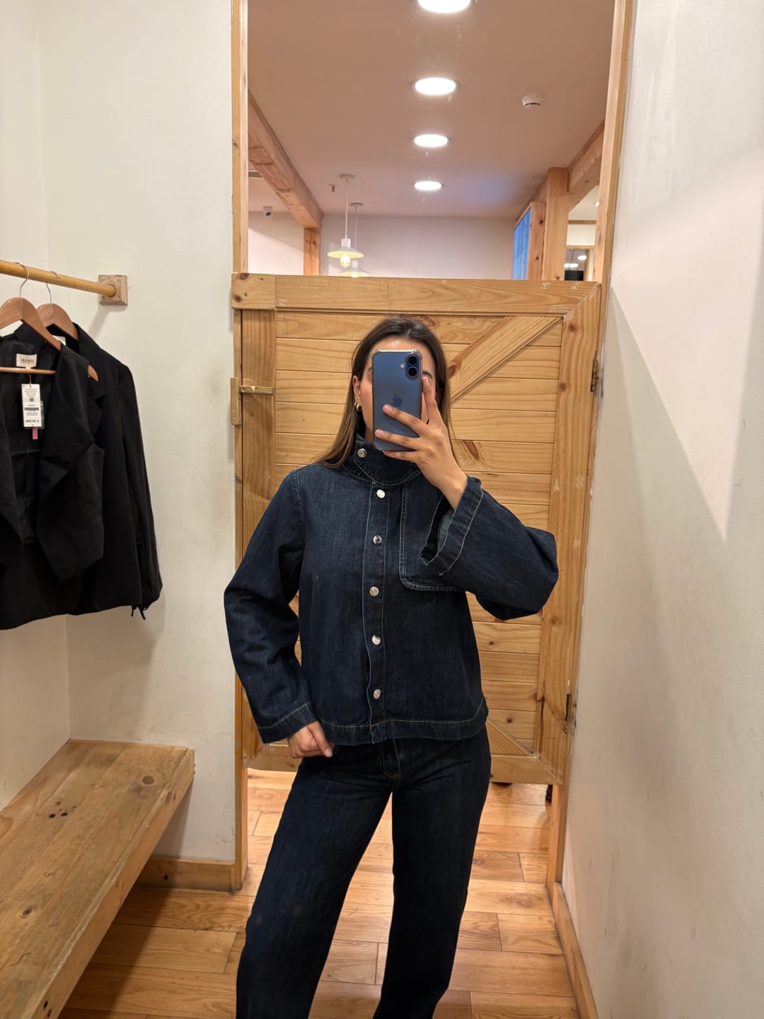 Customer photo review of Sobrecamisa Capa Denim Indigo