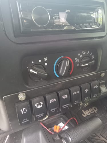 Customer photo review of Jeep WJ Switch Panel