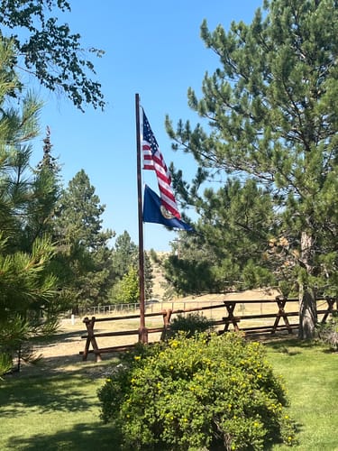 Customer photo review of 5' x 8' American Flag