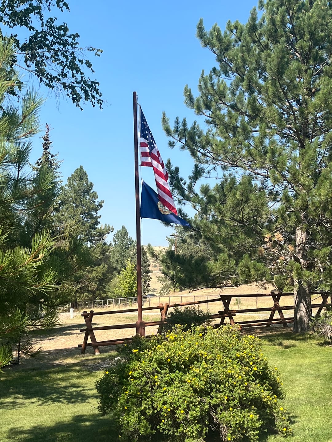 Customer photo review of 5' x 8' American Flag