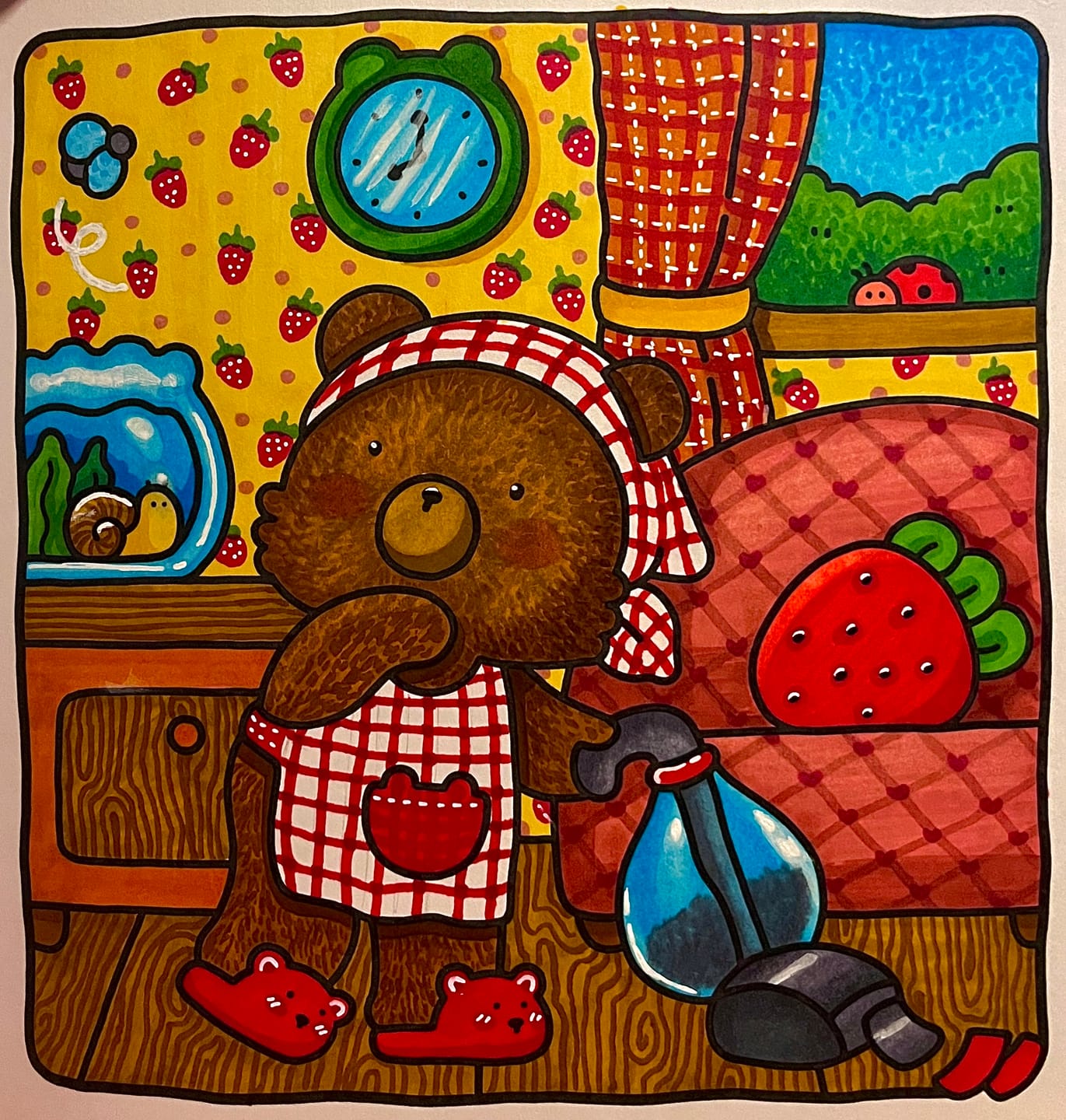 Customer photo review of Ohuhu Honolulu 24 Basic Colors Dual Tips Alcohol Art Markers (New Color Codes)