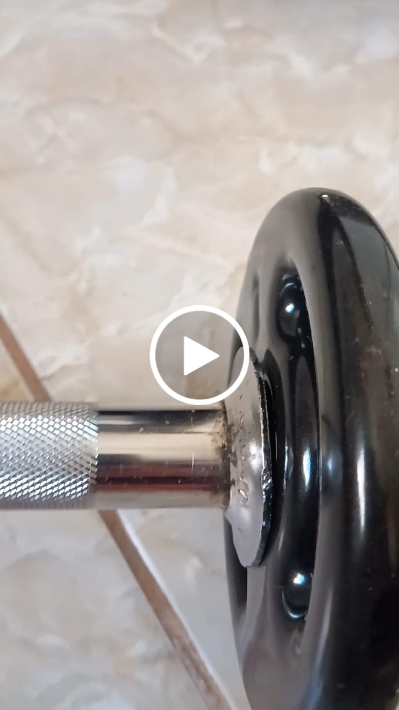 Customer video review of Anilha Emborrachada Furo 31mm