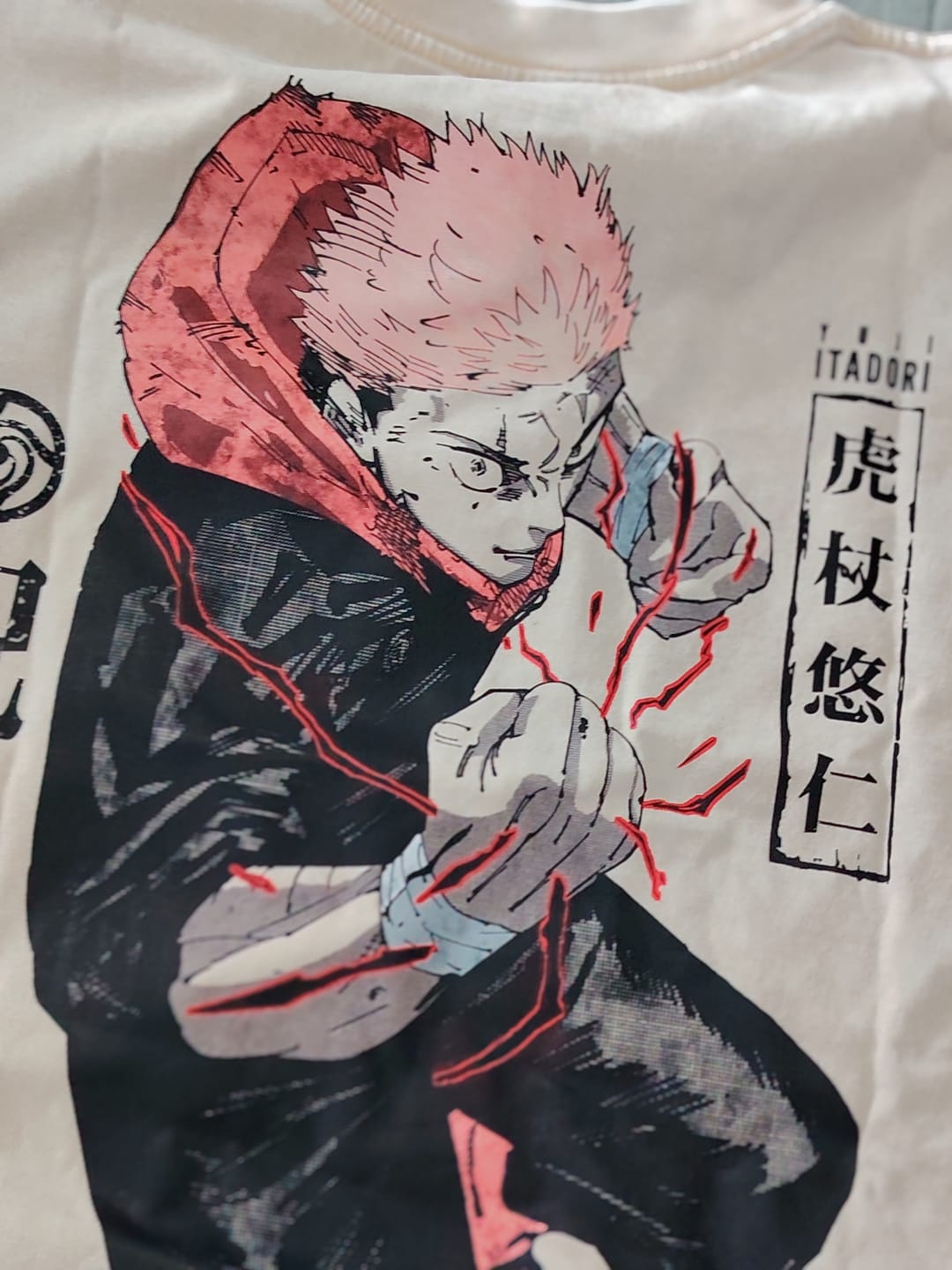 Customer photo review of Camisa Yuji Itadori - Jujutsu Kaisen