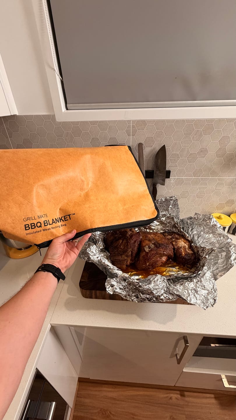 Customer photo review of GRILL MATE BBQ BLANKET