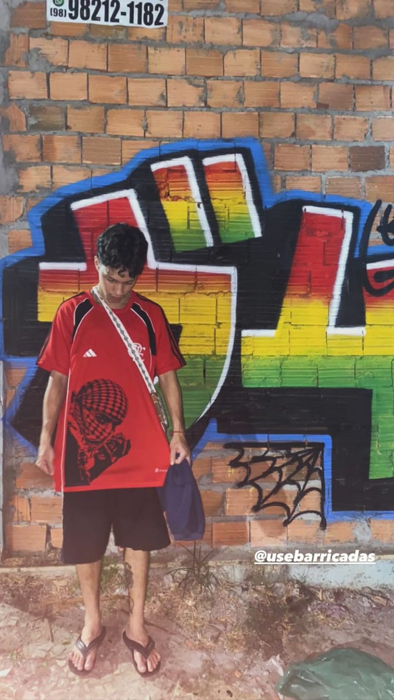 Customer photo review of Camisa Flamengo vermelha x Palestina