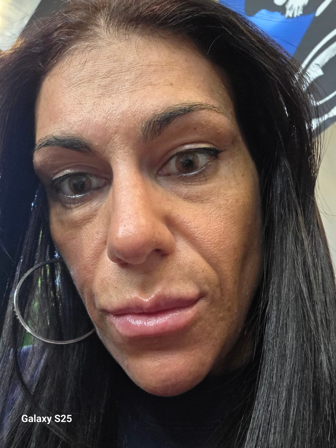 Customer photo review of Hidrocor Ocre Brown Prescription Colored Contact Lenses