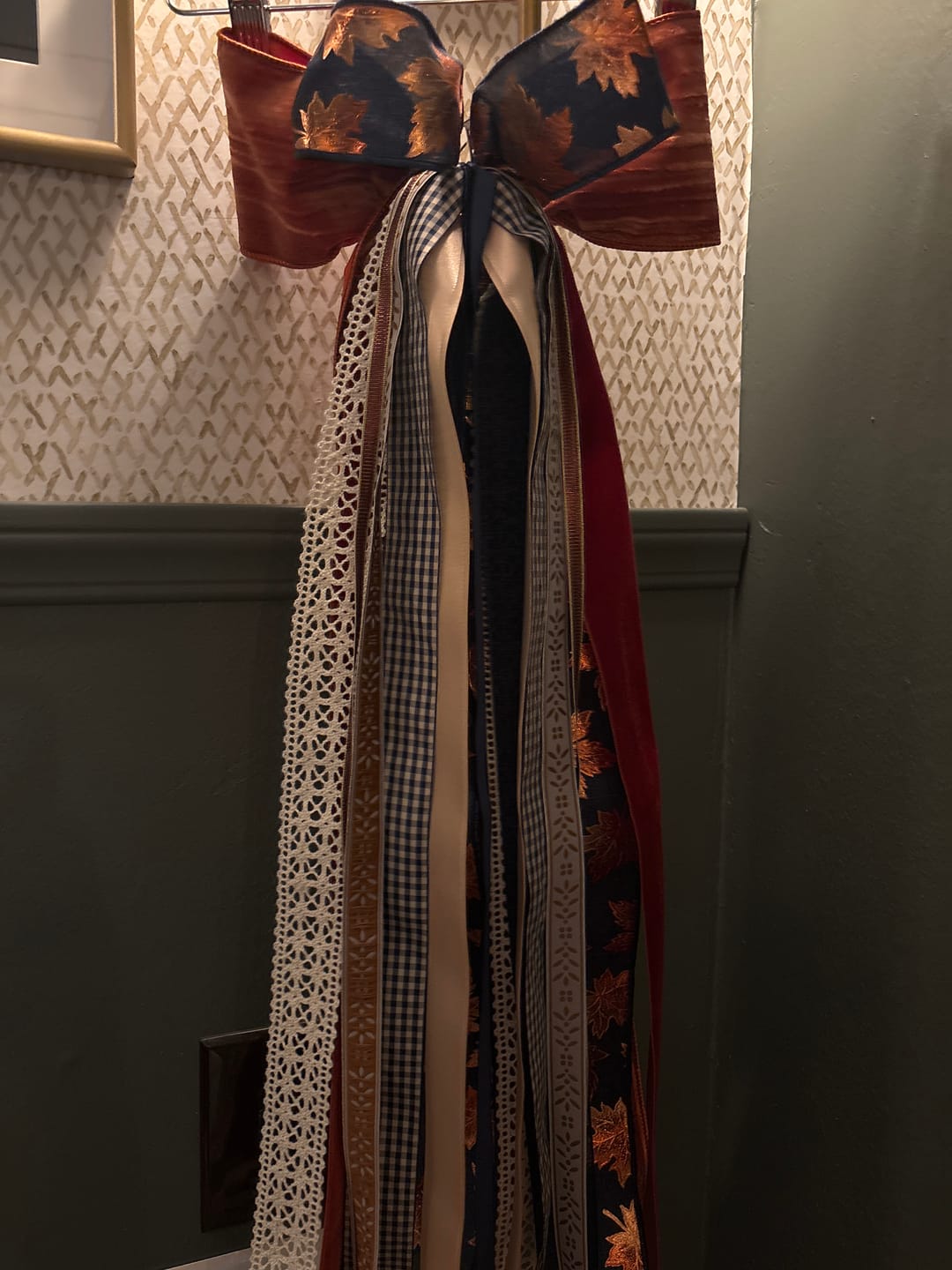Customer photo review of Maplewood Wreath Ribbon
