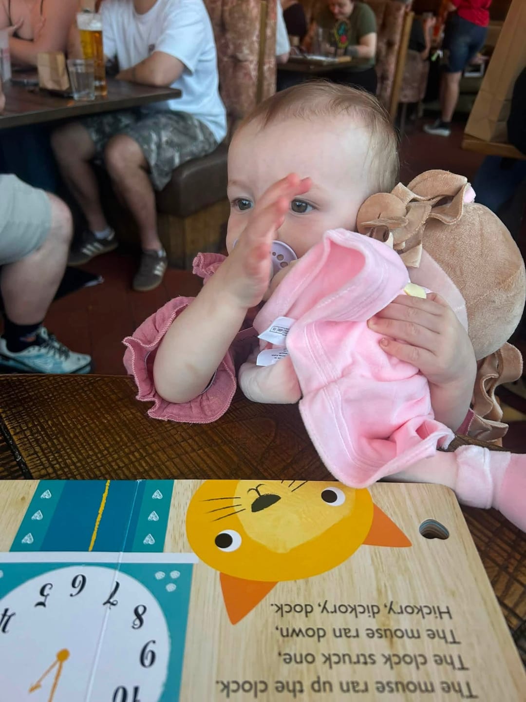 Customer photo review of Personalized Milly Girl & Her Pet