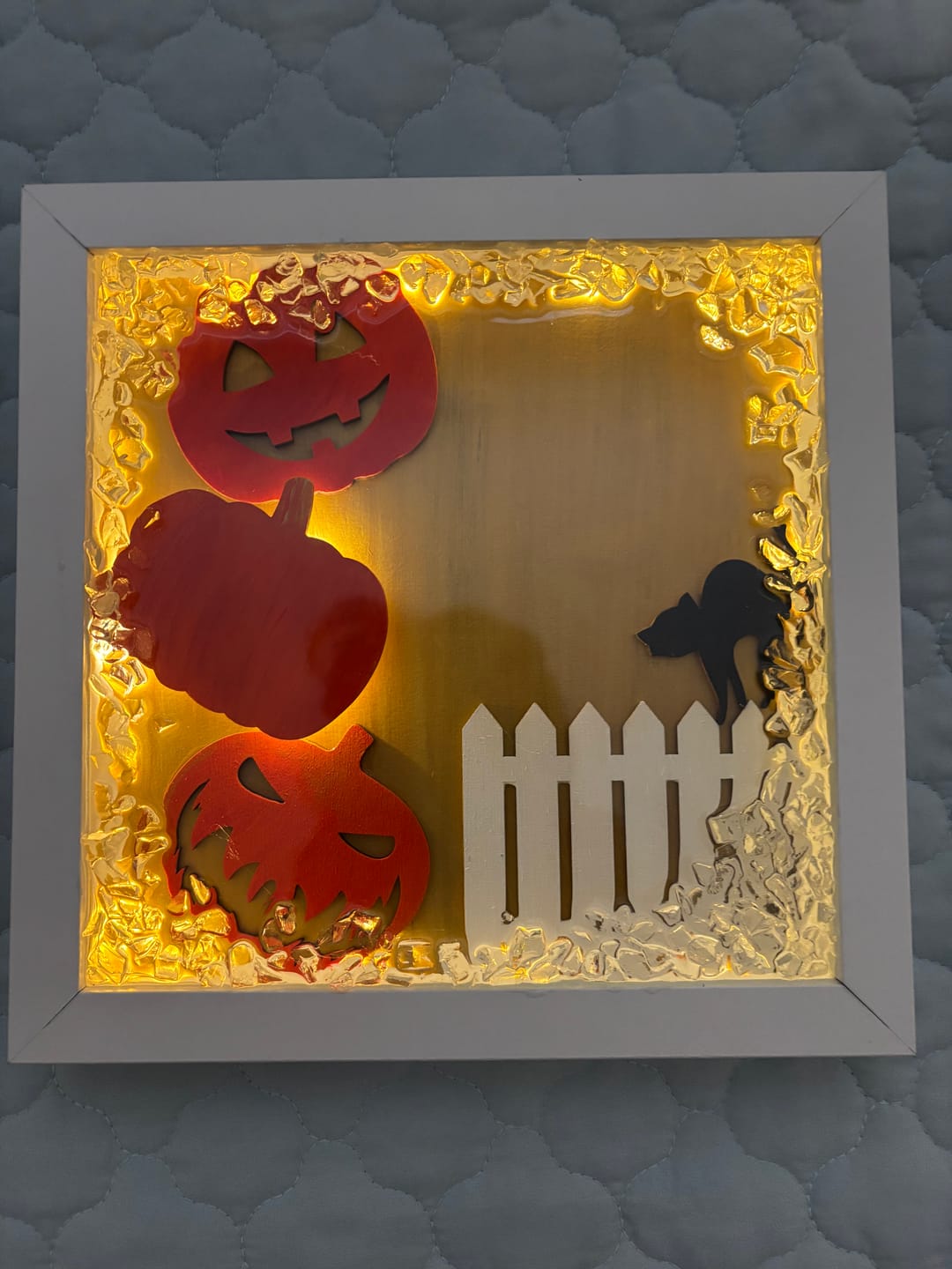 Customer photo review of Unfinished Wood Happy Pumpkin Shape - Craft - up to 46"