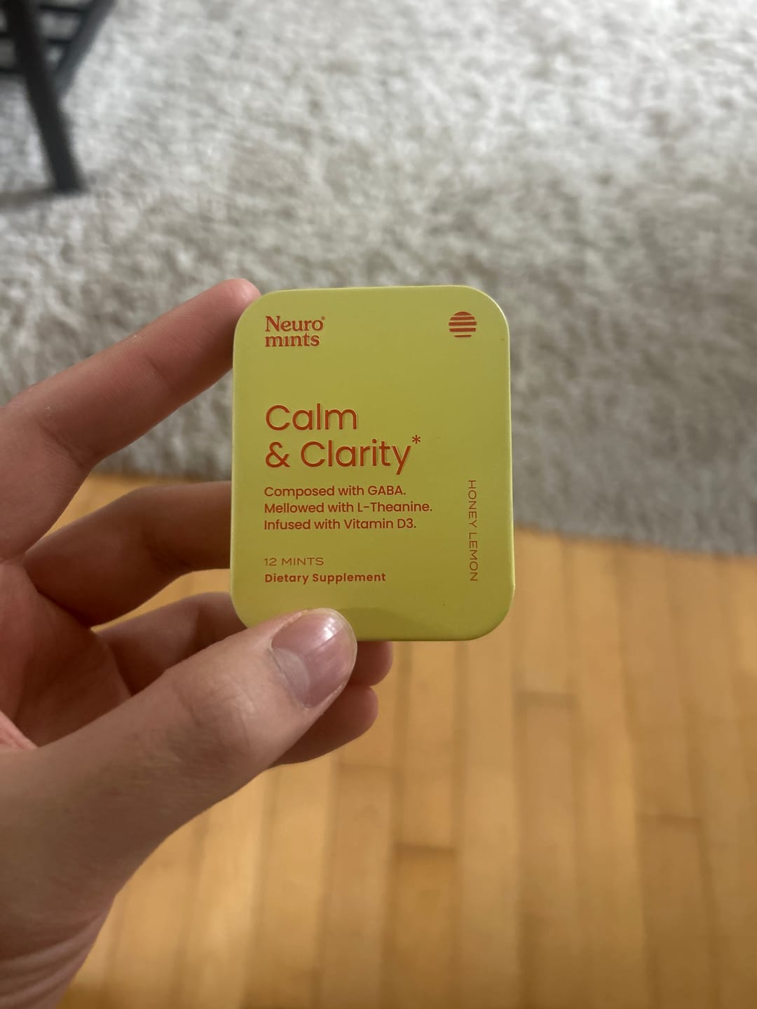 Customer photo review of Calm & Clarity Mints
