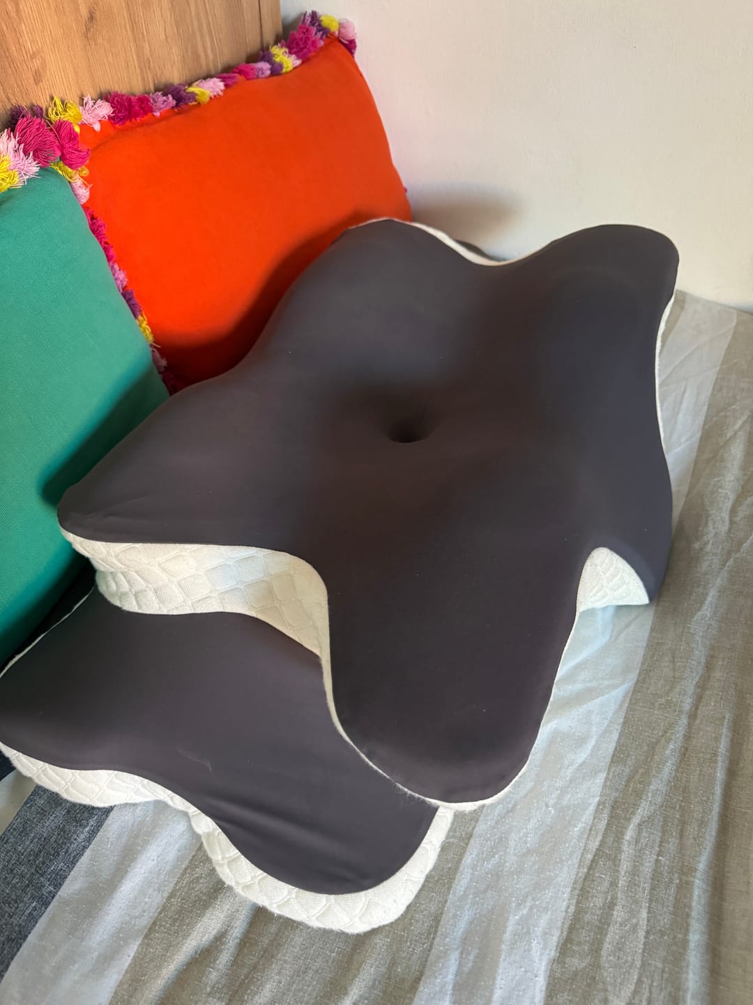 Customer photo review of Almohada Cervical Ergonómica Viscoelástica