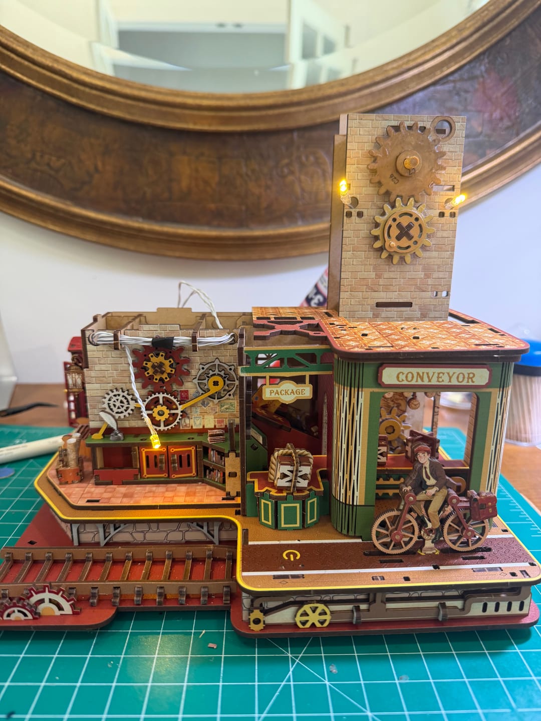 Customer photo review of Time Post Office 3D Wooden Puzzle
