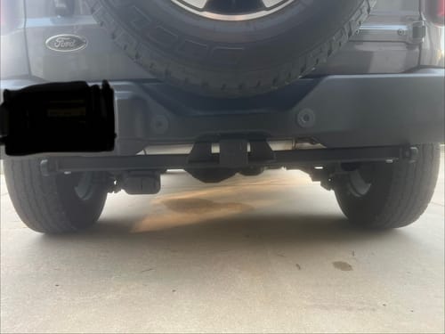 Customer photo review of Ford Bronco 2021+ Rear Tow Hitch (Rated Class III)