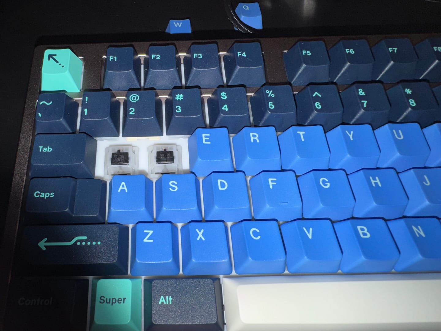 Customer photo review of KEYGEEK Y3X Linear Switch Factory Lubed (10PCS)