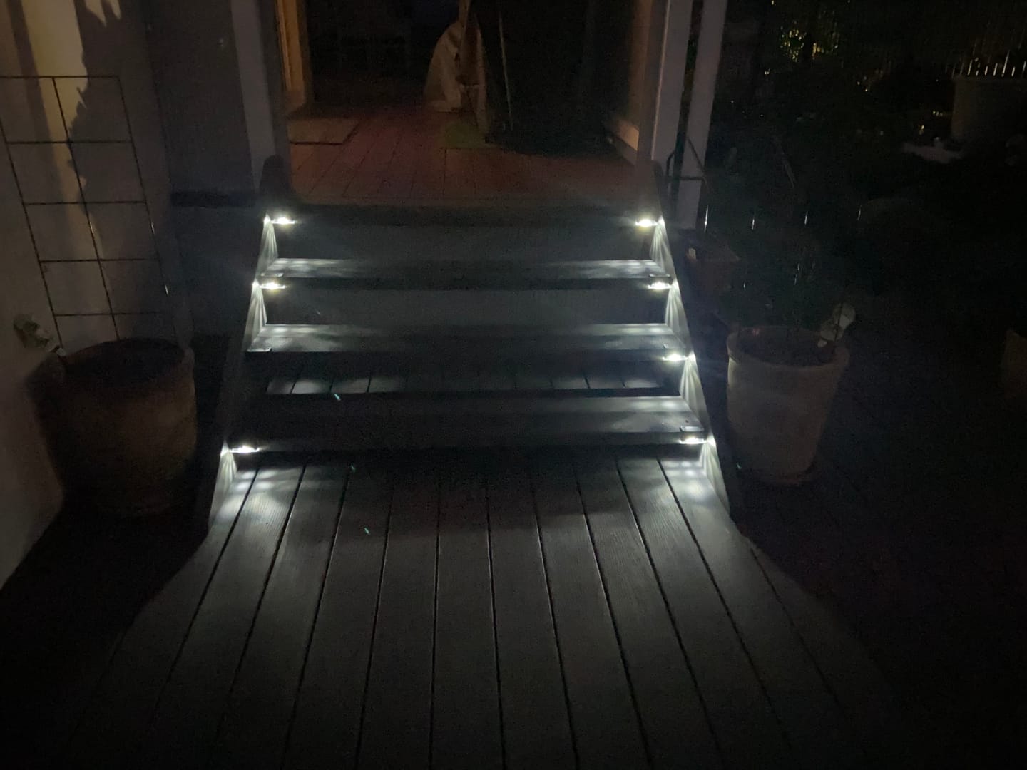 Customer photo review of GardenBrite™ Solar Step Light