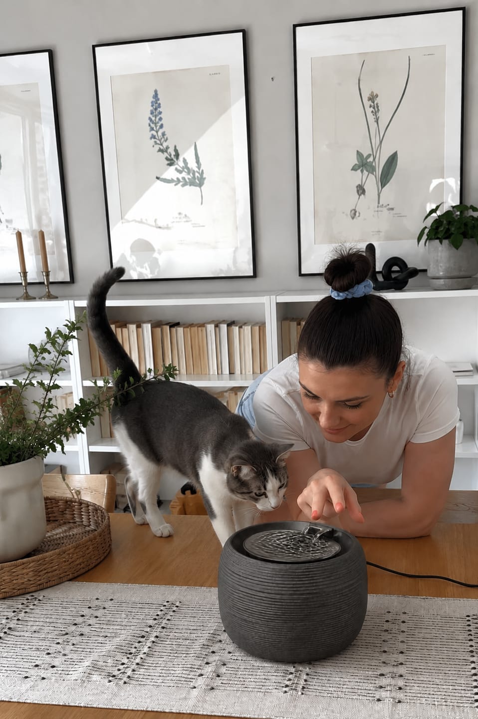 Customer photo review of Smart Water Fountain
