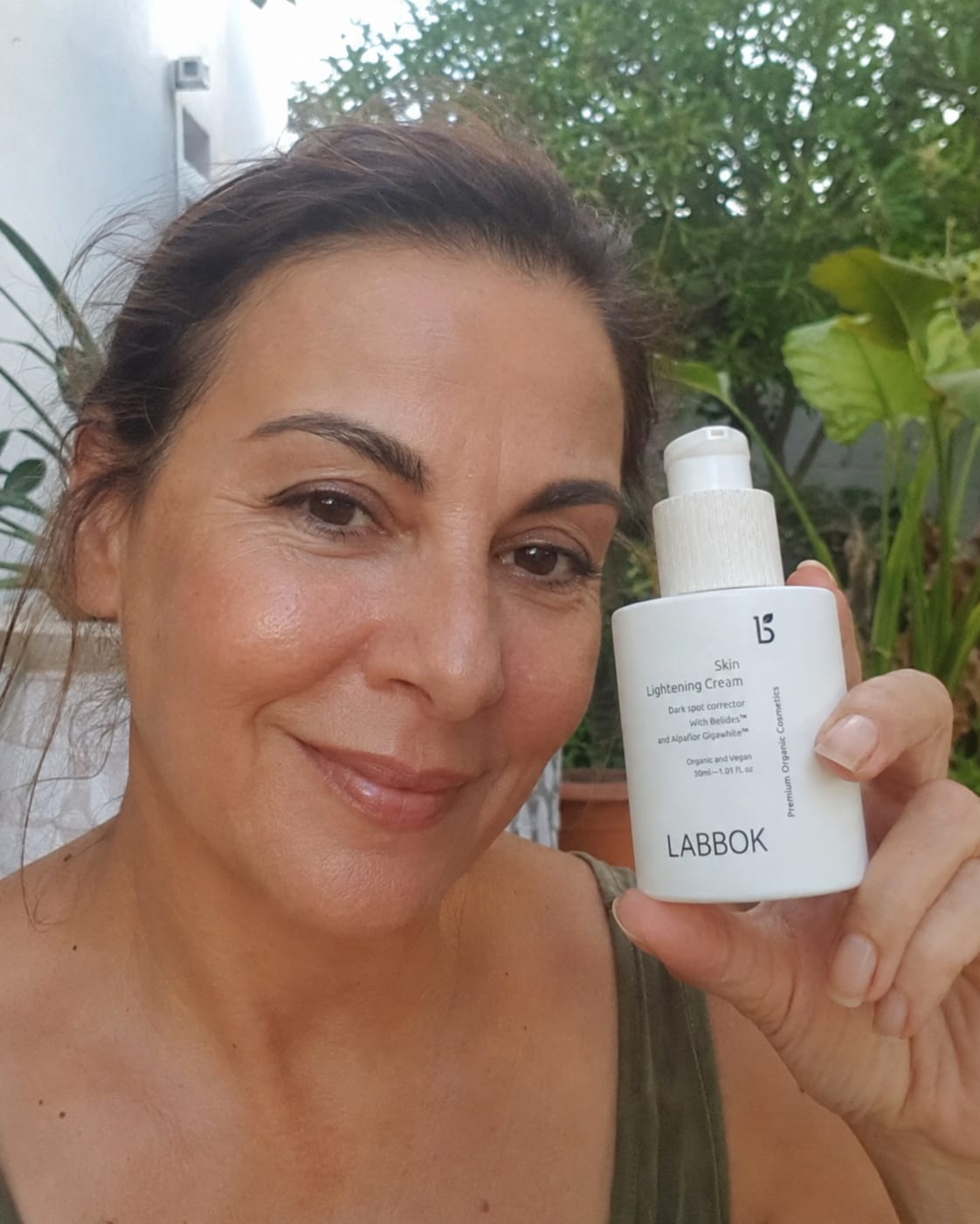 Customer photo review of Labbok Brightening Cream for Dark Spots & Hyperpigmentation - Visible Improvement in 3 Weeks