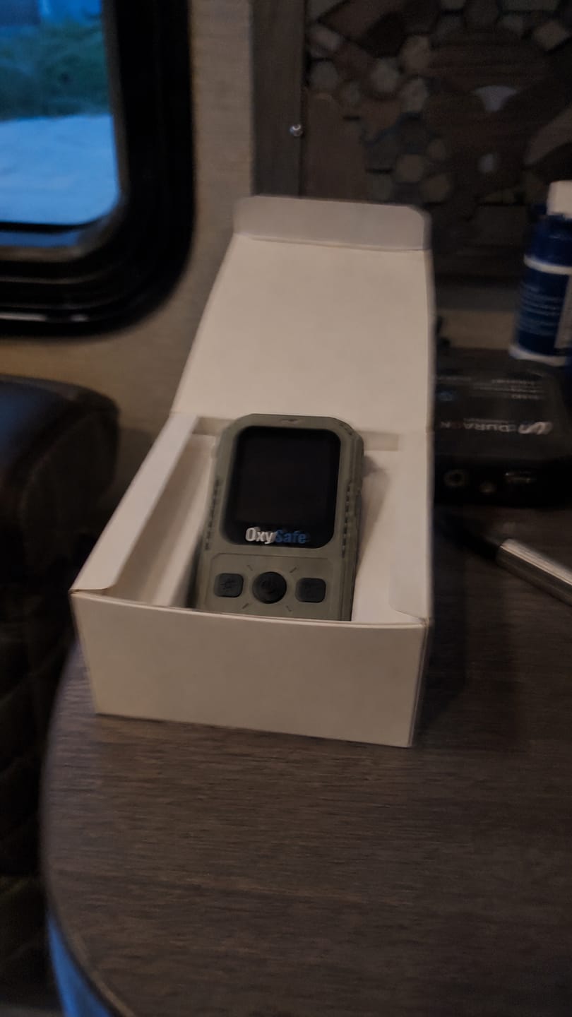 Customer photo review of OxySafe™ OffGrid RV & Motorhome CO Detector