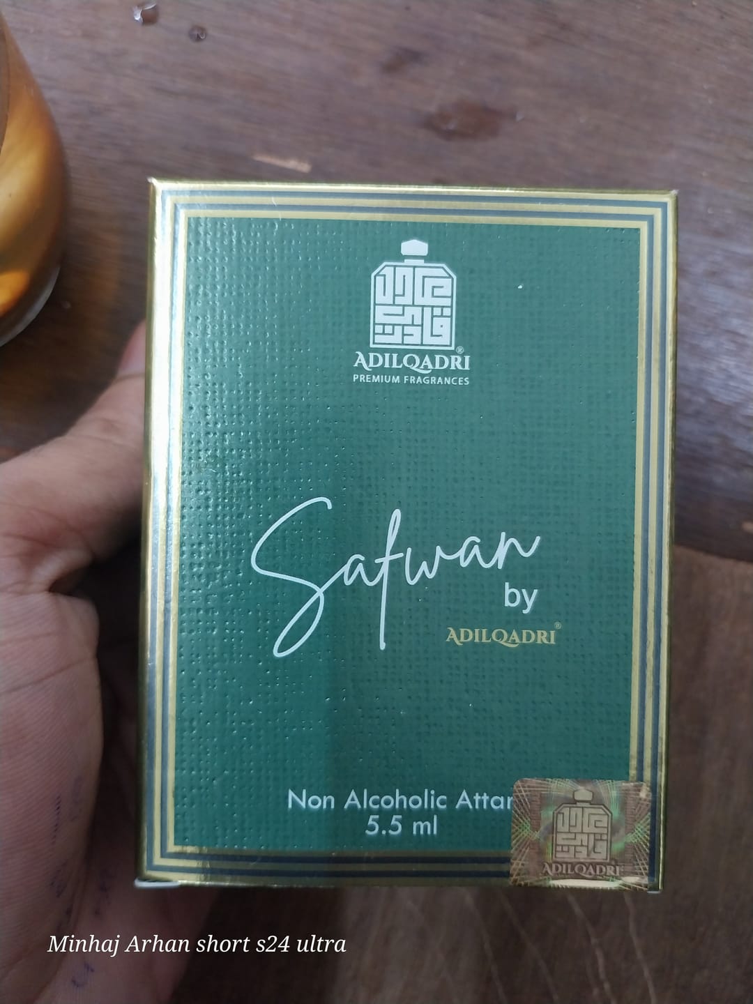 Customer photo review of Safwan Luxury Attar Perfume