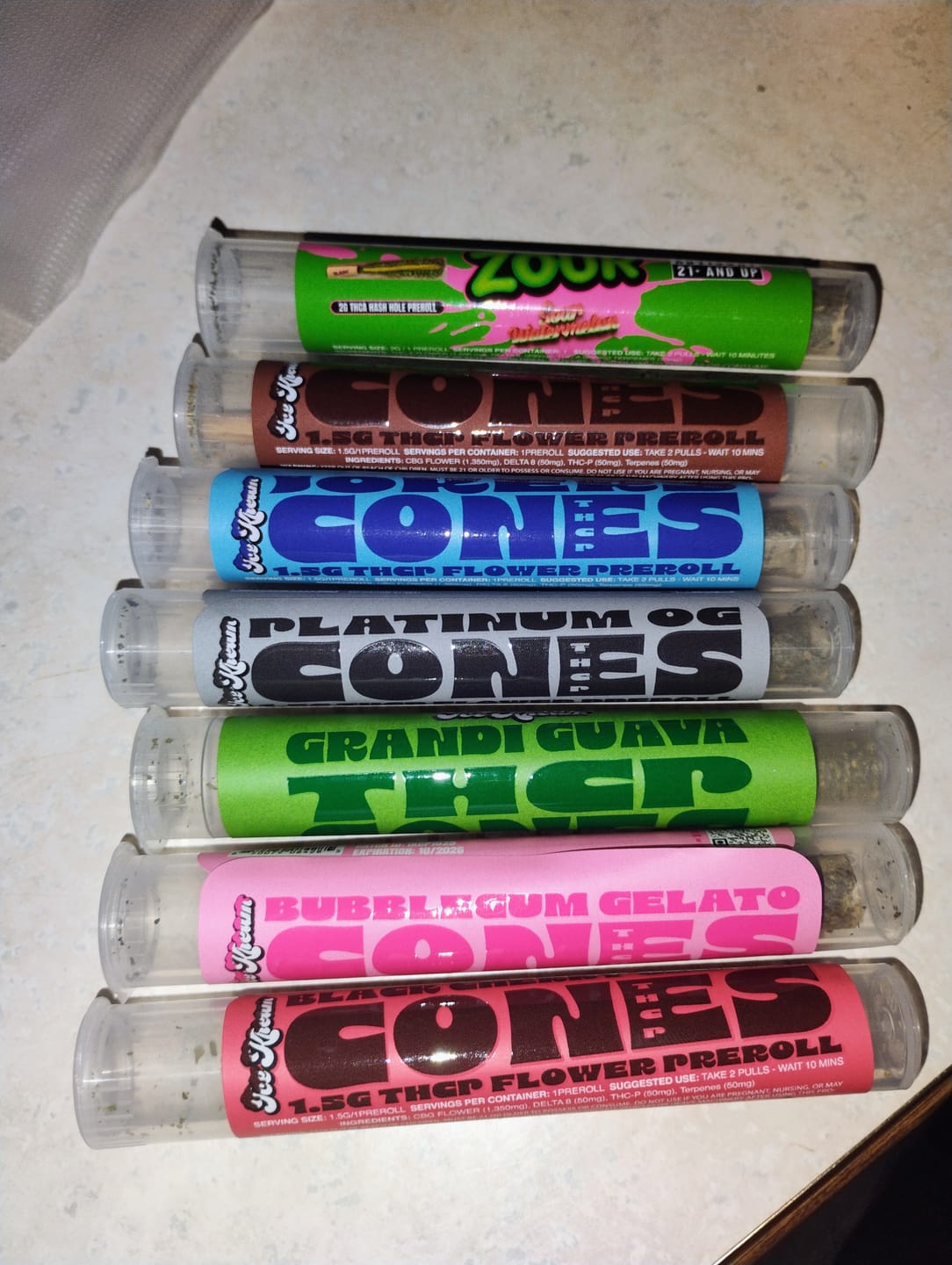 Customer photo review of THCP Cones Value Pack