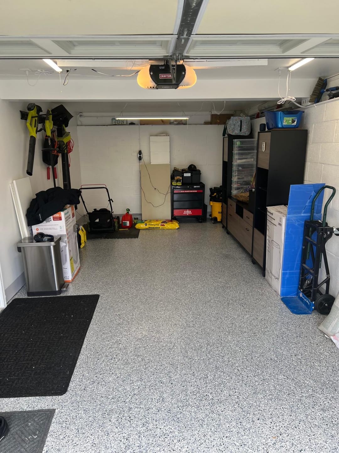 Customer photo review of Polyaspartic Floor Coating - Rockhard Garage Poly 2 Gal. Kit