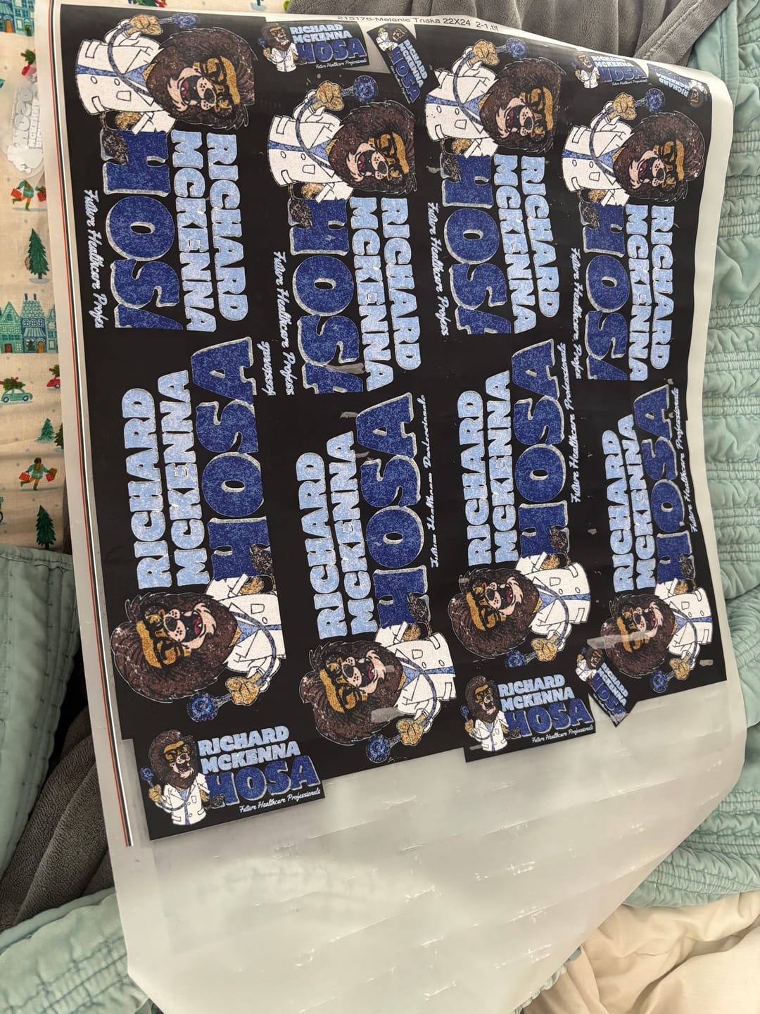 Customer photo review of Gang Sheet (Upload)