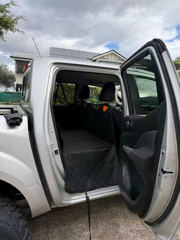 Customer photo review of Happy Hound - Back Seat Dog Cover 50% OFF NOW 🔥