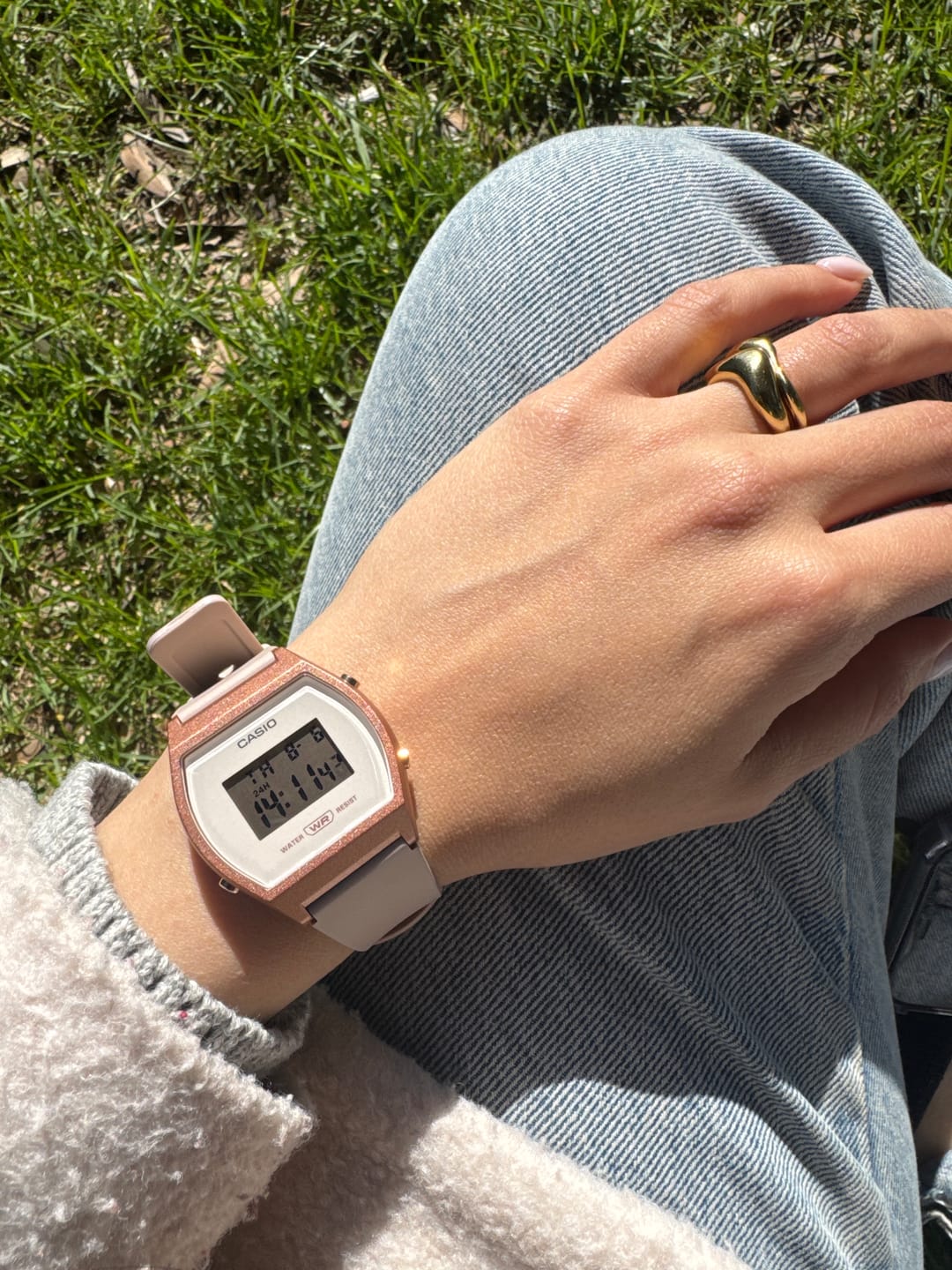 Customer photo review of Reloj Casio Vintage LW-204-4ADF Rosado Digital