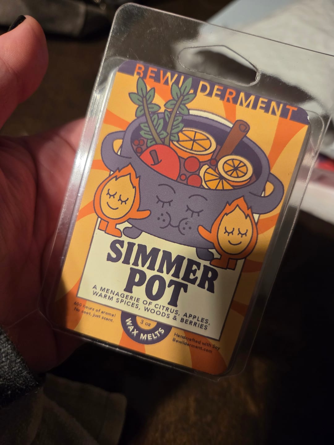 Customer photo review of Simmer Pot Wax Melts