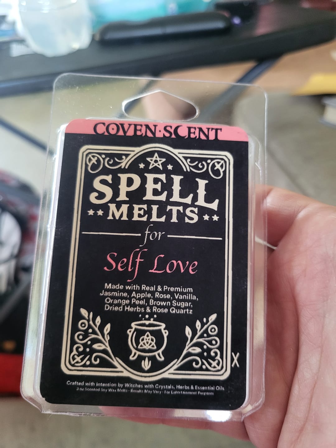 Customer photo review of Spell Melts for Self Love