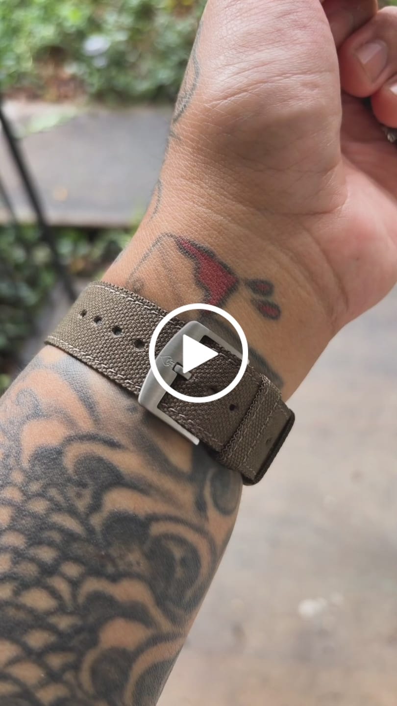 Customer video review of CAT Strap - NEW - Premium Cotton Nylon Blend