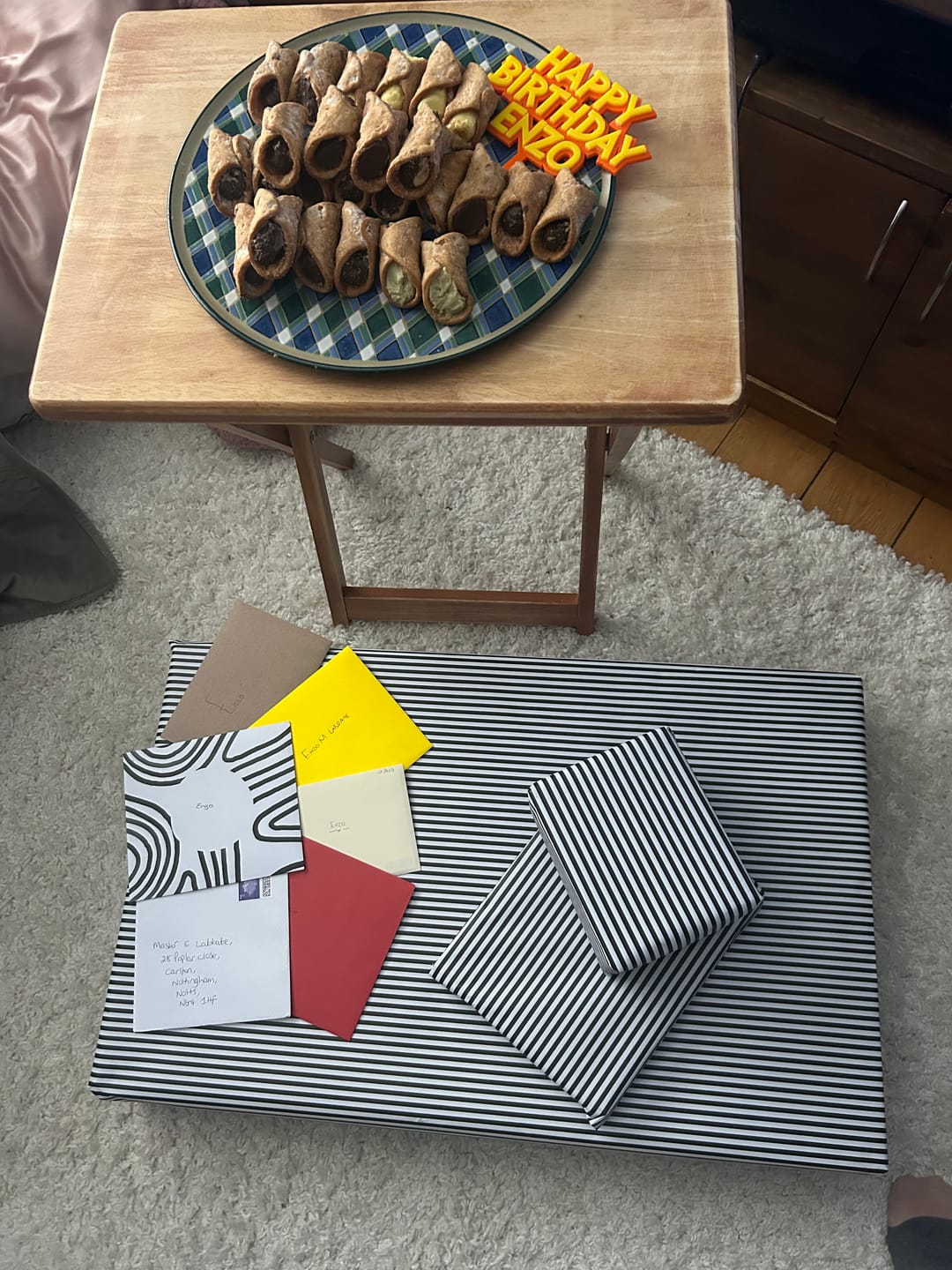 Customer photo review of Box of 5 Italian Sicilian Cannoli