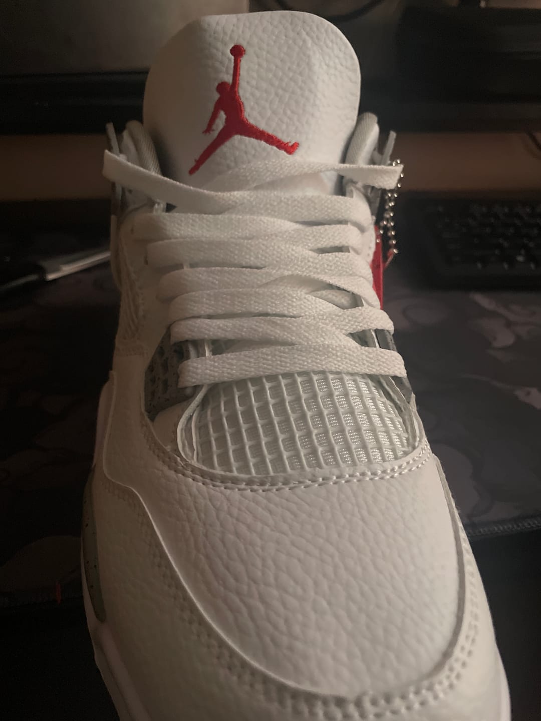 Customer photo review of JORDAN 4 x WHITE OREO