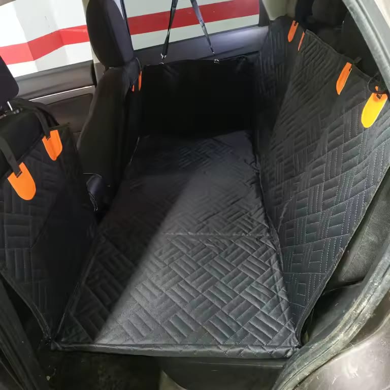 Customer photo review of Happy Hound - Back Seat Dog Cover 50% OFF NOW 🔥